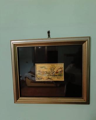 Quadro dipinto su foglia d’oro tiratura limitata