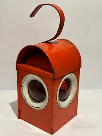 Lanterna vintage industriale in metallo