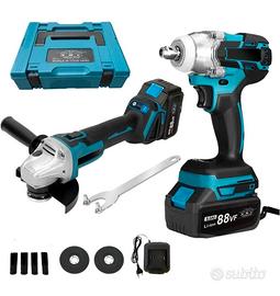 Kit attrezzi a batteria 2 in 1