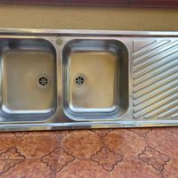 Lavello incasso inox 116x50