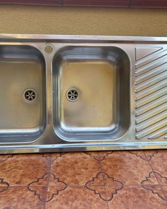 Lavello incasso inox 116x50
