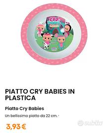 Coppia di piatti Cry Babyes