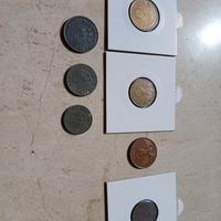 Lotto composto da 7 monete del Terzo Reich diverse