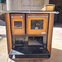 stufa a legna con forno Sideros