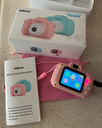 Macchina Fotografica Bambini Faburo con micro Sd