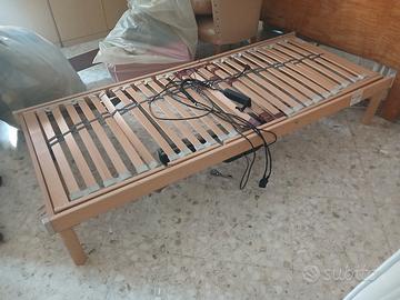 reti alzata elettrica e materasso coppia 