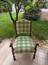 poltroncina stile country 