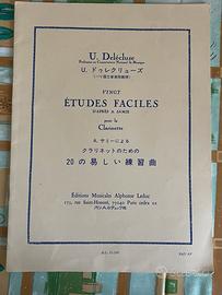 Etudes Faciles pour la Clarinette di Delecluse