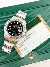 Rolex Explorer II 216570, Full set Italia, Permute
