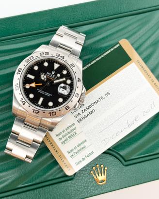 Rolex Explorer II 216570, Full set Italia, Permute