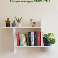 Mensola Artigianale in Okumè – Design Versatile