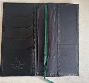 Porta agenda in pelle nero
