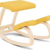 Varier Variable legno naturale tessuto giallo