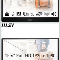 Monitor Portatile da 15,6  MSI PRO