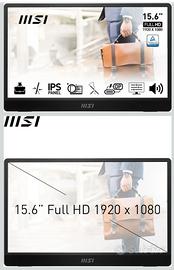 Monitor Portatile da 15,6  MSI PRO