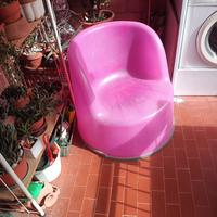 kimme ikea poltrona plastica fucsia