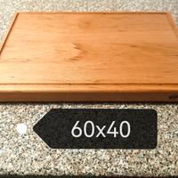 Tagliere da giardino in legno di faggio 60x40