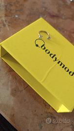 Horseshoe in titanio color oro