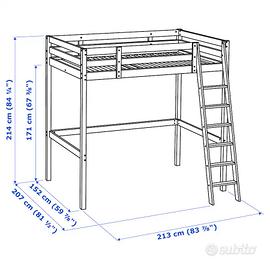 Letto a soppalco IKEA