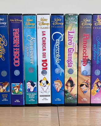 I CLASSICI DISNEY - 12 VHS (Videocassette) collez.