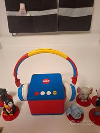 Faba con 10 personaggi e cuffie