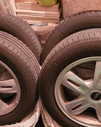 4 gomme michelin + cerchi in lega mini cooper