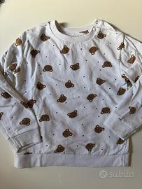 Maglietta bimbo orsetti e pois