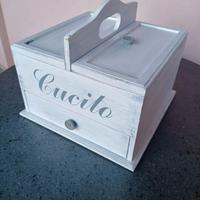 Scatola da cucito artigianale