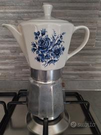 moka in ceramica / fiore Thun, limone