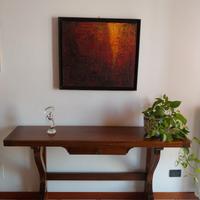 Tavolo Consolle Allungabile Arte Povera