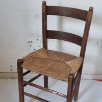 sedie campagnole in paglia