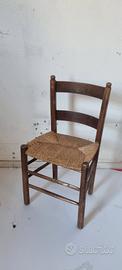 sedie campagnole in paglia