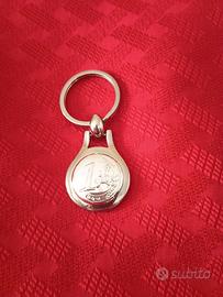 (SACCO ARGENTI)PORTACHIAVI RAFFIGURA UN EURO