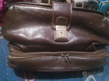 BORSA DA DOTTORE VINTAGE HENRY OXFORD CUOIO