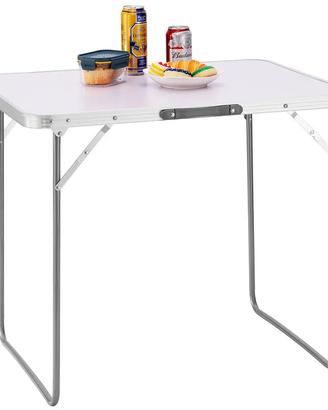 Tavolo da picnic pieghevole in alluminio