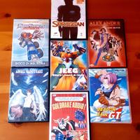 Lotto 7 Dvd Cartoni Animati Goldrake Jeeg Robot