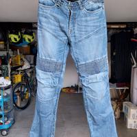 Pantaloni jeans da moto SPIDi con protezioni