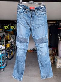 Pantaloni jeans da moto SPIDi con protezioni