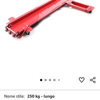 carrello parcheggio  moto con cavalletto laterale