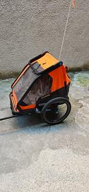CUBE Rimorchio bici bambini Double CMPT X A