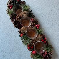 Porta candele di Natale