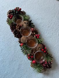 Porta candele di Natale