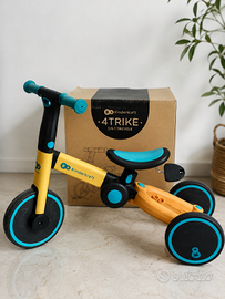 Kinderkraft 4TRIKE 3in1 Triciclo Bici Bambini