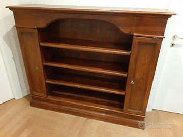 Etagere libreria credenza in rovere stile '900