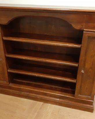 Etagere libreria credenza in rovere stile '900