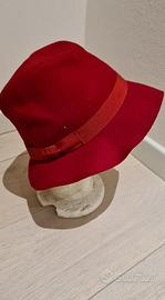 Cappello rosso da donna Stefanel 100% lana