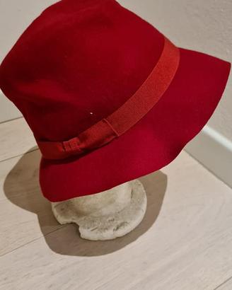 Cappello rosso da donna Stefanel 100% lana