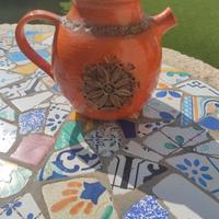 Brocca Rustica in Terracotta Smaltata 