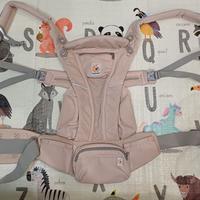 Marsupio Ergobaby Omni Breeze Grigio-Rosa