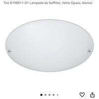 Plafoniera bianca per bagno